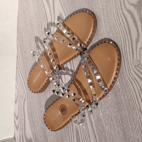 Madden Girl Fresh Studded Slip-on Sandals size 8 - Picture 5 of 12